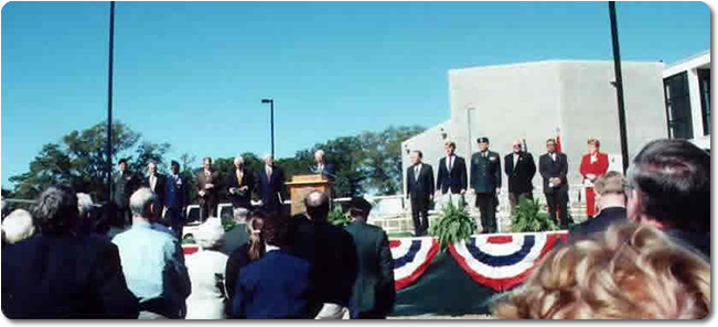 The Armed Forces Museum Opens at Camp Shelby, Mississippi, Oct. 27, 2001